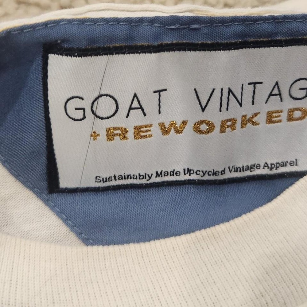 GOAT Vintage Rework Upcycled Diet Pepsi‎ great Graphic Racing Cropped - Picture 2 of 3